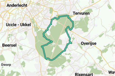 Het Zoniënwoud ontdekken large Recreatieve fietsroute RouteYou