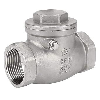 Swing Check Valve 1 2 DN15 Stainless Steel One Way Swing Check Valve