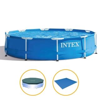 Piscina Litros Estrutural Arma O Capa E Forro Intex