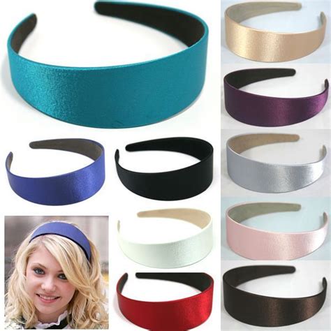 Details About 14 Color Wide Plastic Headband Hair Band Accessory