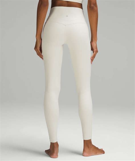 Lululemon Align Ribbed High Rise Pant 28 Shine Bone Lulu Fanatics