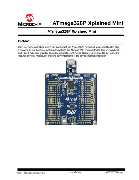 Pdf Atmega P Xplained Mini User Guide User Guide Dokumen Tips