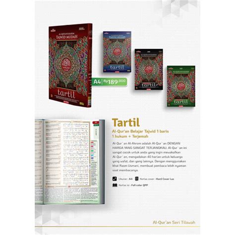 Promo Al Quran Tartil Cordoba Uk A Alquran Tajwid At Tartil Terjemah