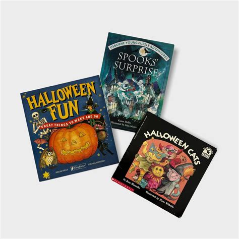 Vintage Halloween Book Set Etsy