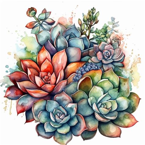 Pin By Ana Garcia On Porcelana Fria Succulent Art Drawing Cactus Art