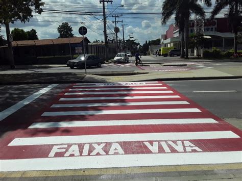 Sorocaba Faixas Vivas S O Revitalizadas Na Avenida S O Paulo