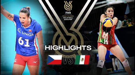 Cze Vs Mex Highlights Women S Oqt Youtube