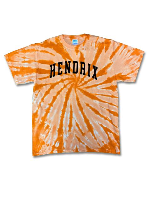 Hendrix Orange Tie Dye Tees Hendrix College Spirit Store