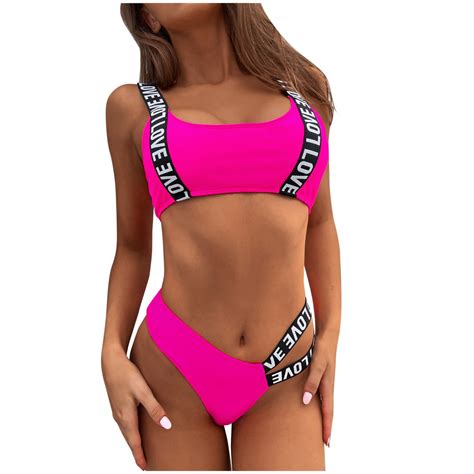 Baocc Womens Bikini Women Bandeau Bandage Bikini Set Push Up Brazilian