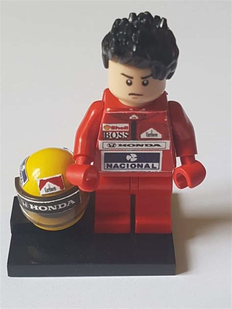 Légo Ayrton SENNA figurine Rétro Passion Story