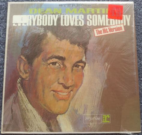 DEAN MARTIN EVERYBODY LOVES SOMEBODY LP SHRINK 1964 VG EX EBay