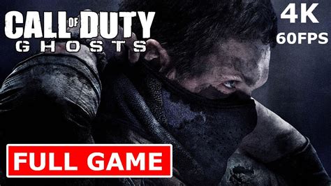 Call Of Duty Ghosts Gameplay Walkthrough Full Game [4k 60fps Pc] Kein Kommentar Part 1 Youtube