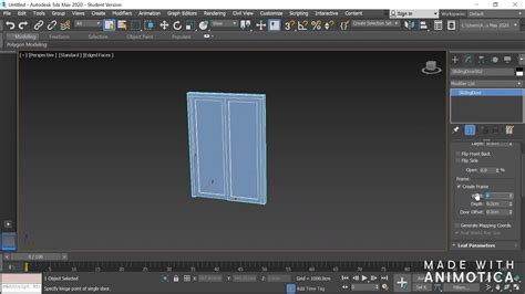 Tutorial 3ds Max Sliding Door Youtube