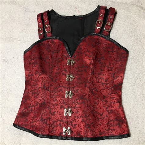 Steel Boned Corset Depop