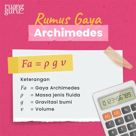 Bunyi Hukum Archimedes Rumus Dan Penerapannya Fisika Kelas Porn