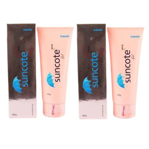 Curatio Suncote Gel Sunscreen Anti Pollution Protection Sunscreen For