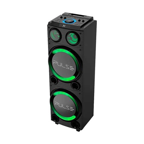 Caixa De Som Amplificada Bluetooth Led Pulse Double Sp W