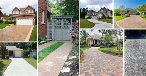 25 Best Concrete Driveway Ideas and Designs for 2024 | Decor Home Ideas