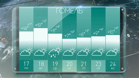 Погода в областных центрах Беларуси с 17 по 23 октября. Прогноз от ...