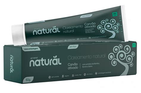 Suavetex Natural Creme Dental Carvão Ativado Beleza do Campo