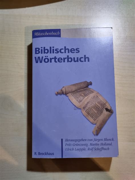 ISBN 341720724X Biblisches Wörterbuch gebraucht antiquarisch neu