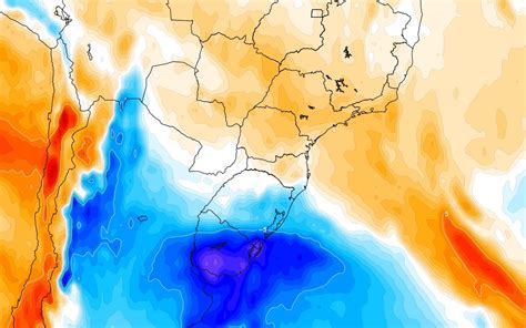 Massa de ar frio começa a ingressar no Rio Grande do Sul