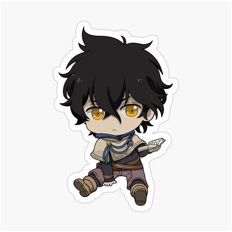 Pegatina Chibi Yuno De Mangachibi Black Clover Anime Anime