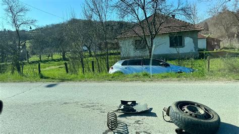 Dva lica povrijeđena u saobraćajnoj nezgodi kod Potočara FOTO