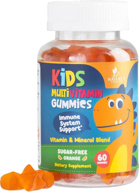 Natures Nutrition Vitamins For Kids Multivitamin Gummies