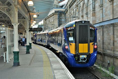 Edinburgh New Hitachi Class 385 No 385016 For Scotrail Br Flickr