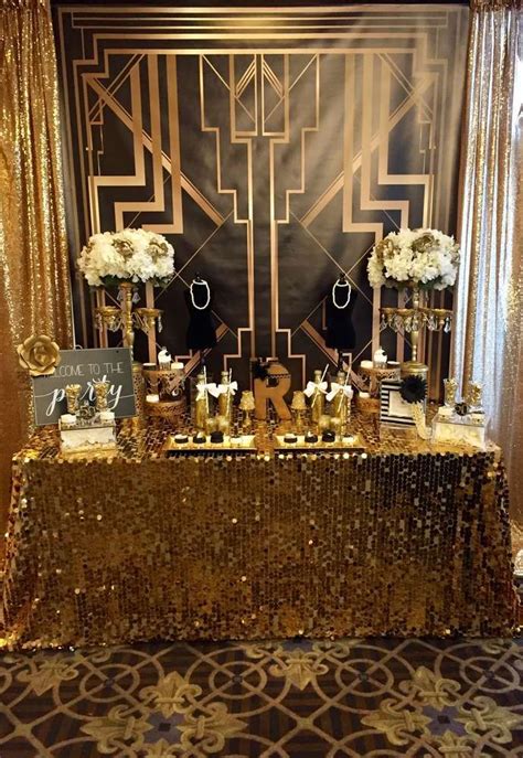 Great Gatsby Birthday Party Ideas Photo 2 Of 22 Gatsby Birthday