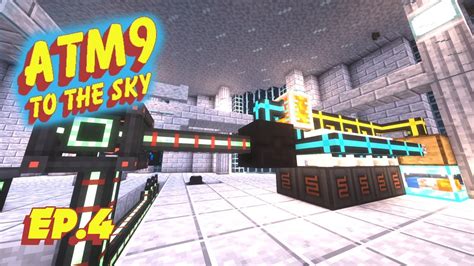 ATM9 To The Sky Block Quest For More Power Ep 4 Minecraft Modpack