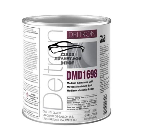 DMD1698 PPG DELTRO 1 Quart Medium Aluminum Gold Tint Toner EBay