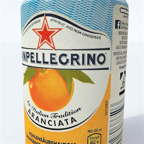 Softdrink San Pellegrino D Model Turbosquid