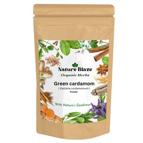 Green Cardamom Pwd 50gm Nature Blaze