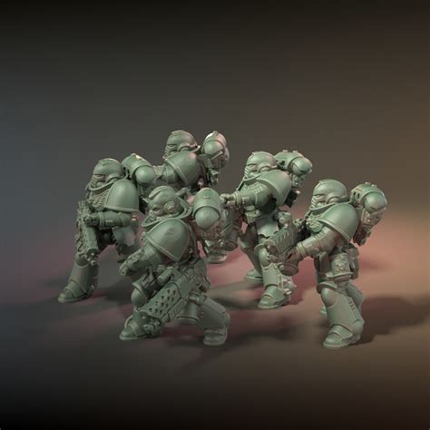 3d File Infernal Fire Squad 🔥 ・model To Download And 3d Print・cults