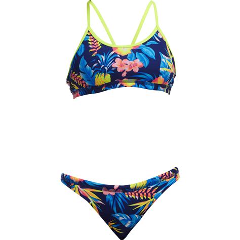 Funkita Bikini Ni A Racerback Eco In Bloom Bike