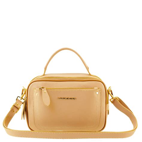 Bolsa Couro Legítimo Pequena Nude