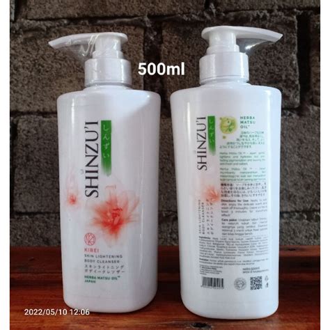 Jual Shinzui Kirei Sabun Mandi Cair Botol Pump 500ml Shopee Indonesia