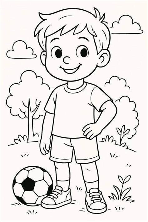 Desenho Para Imprimir Para Menino - Menino para Colorir: 16 Desenhos Grátis para Imprimir (PDF)