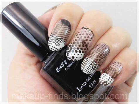 Stamping Uñas Camuflaje Nude UR L014 MUF