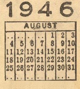 What in the World? August 1946 | COFCO