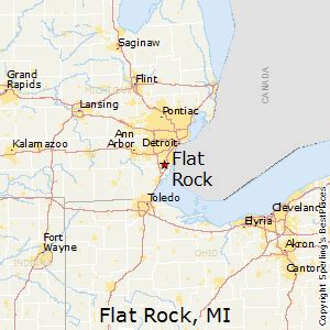 Flat Rock Michigan Map - Squaw Valley Trail Map