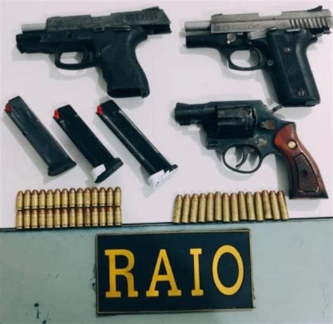 Três Armas De Fogo E Munições São Apreendidas Pela Pmce Em Caucaia