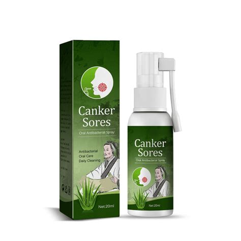 Oral Ulcer Relief Spray Professional Safe Canker Sore Spray ， Freshens Breath，for Oral Care For