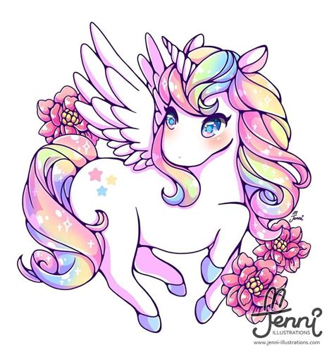 How To Draw Rainbow Unicorn Drawing Hub