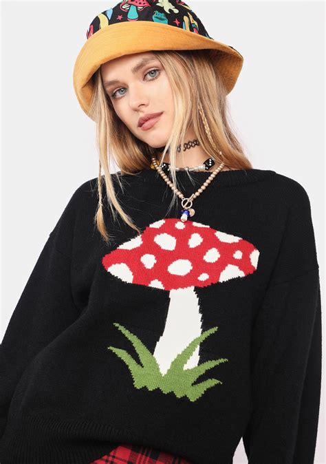 Dangerfield Toadstool Knit Sweater Knitted Sweaters Outfit