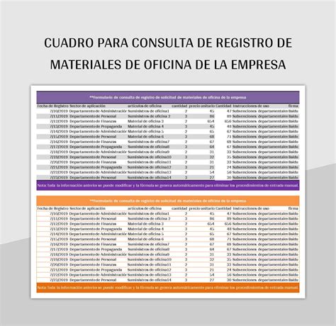 Plantillas Solicitud De Material De Oficina Para Excel Gratis Y Hojas