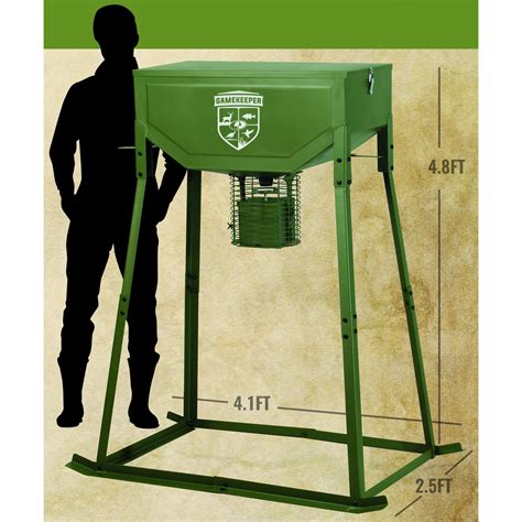 Mossy Oak Gamekeeper 200lb Capacity Steel Deer Feeder