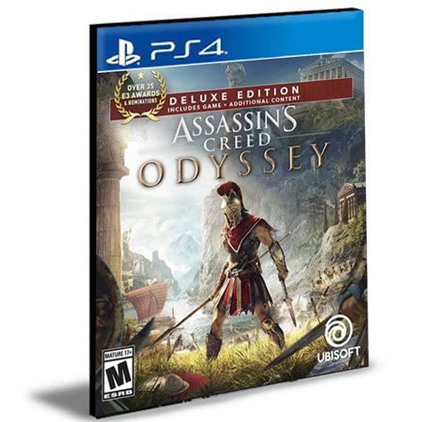 Assassins Creed Odyssey Deluxe Edition Ps4 Psn Mídia Digital Mudishop